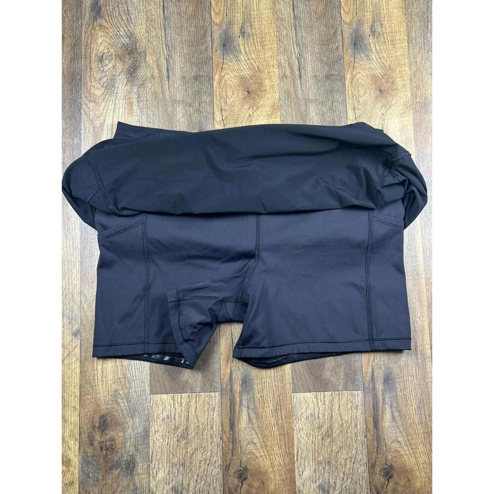 Athleta Run With It 16" Skort Black Athletic Running Skirt Womens Size Large L . - Picture 7 of 11